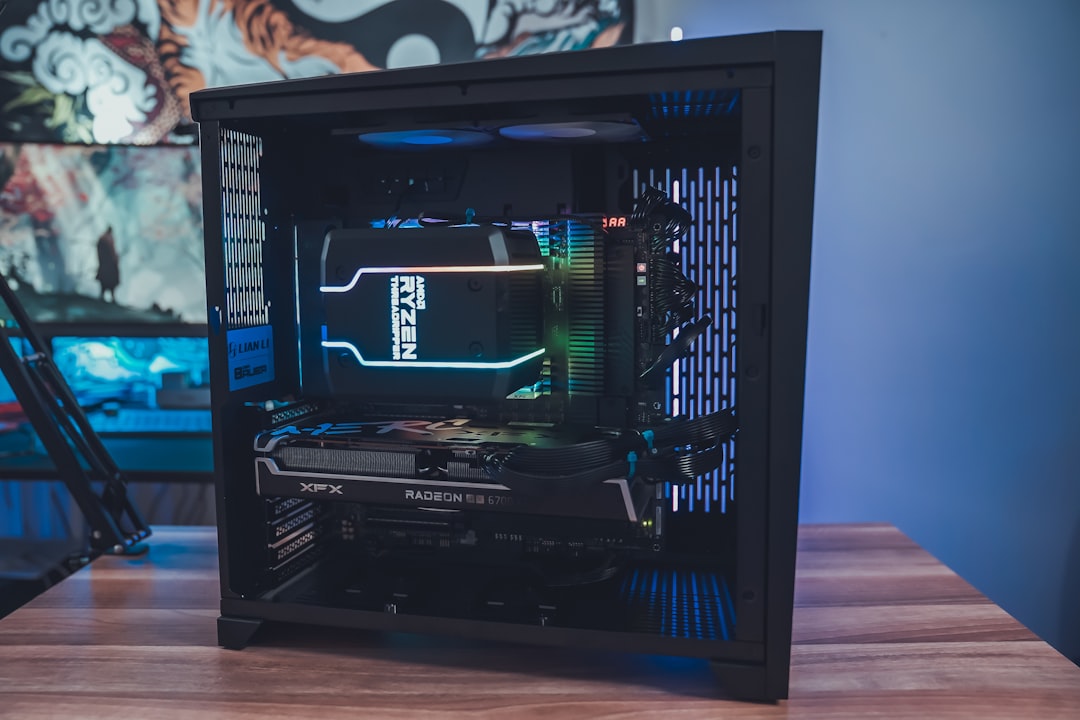 Close-up workstation and gaming pc